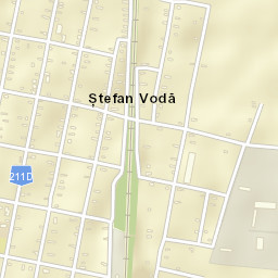 Comuna Ştefan Vodă Street Map