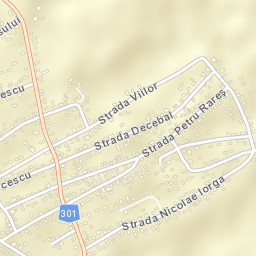 Gălbinași Street Map