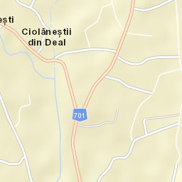 Comuna Ciolăneşti Street Map