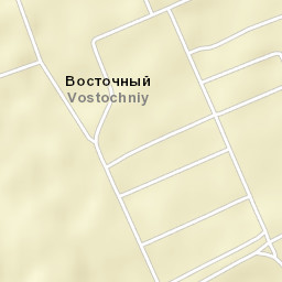 Vostochny Street Map