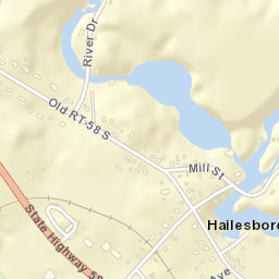 Hailesboro New York Street Map