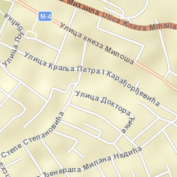 Aranđelovac Street Map