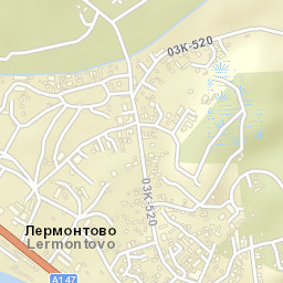 Lermontovo Street Map