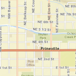 301-387 Northeast 3rd Street, Prineville, OR Street Map