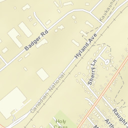 1601-1773 Hyland Ave Kaukauna WI Street Map