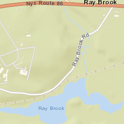 Ray Brook New York Street Map