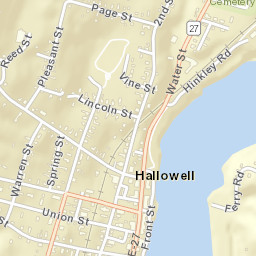 138-156 Water St, Hallowell, ME 04347 Street Map