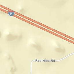 I-90 Buffalo WY 82834 America Street Map