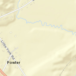 Fowler New York Street Map