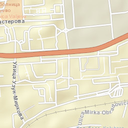 Valjevo Street Map