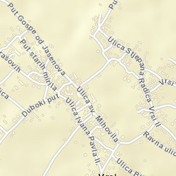 Vrsi Street Map