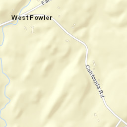 West Fowler New York Street Map