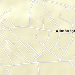 Alimănești Street Map