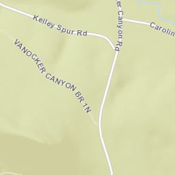 Vanocker Canyon Road, Nemo, SD Street Map