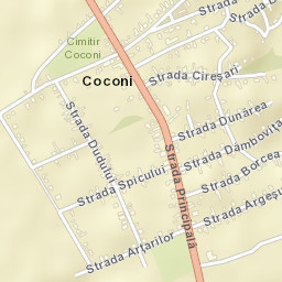 Comuna Mânăstirea Street Map