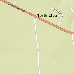 North Elba New York Street Map