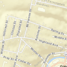 335-399 Water St, Gardiner, ME 04345 Street Map