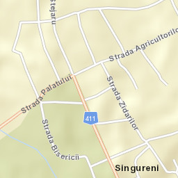Singureni Street Map