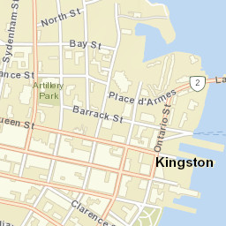Kingston Street Map