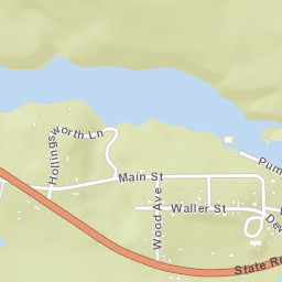 Piercefield New York Street Map