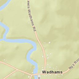 Wadhams New York Street Map