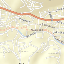 Travnik Street Map