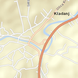 Kladanj Street Map