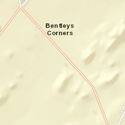 Bentleys Corners New York Street Map