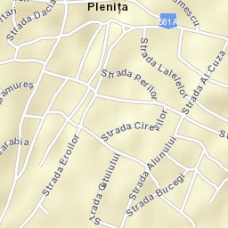 Pleniţa Street Map