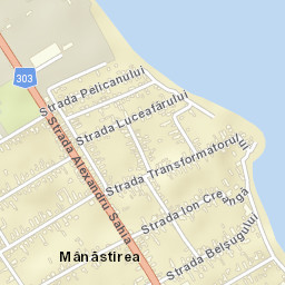 Mânăstirea Street Map