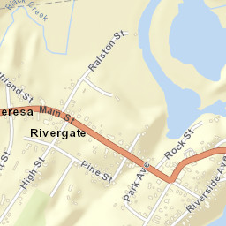 Theresa New York Street Map