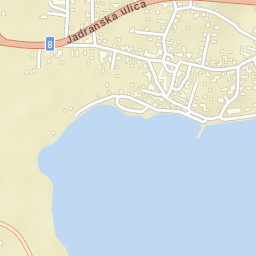 Posedarje Street Map