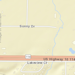 Harrison, WI, USA Street Map