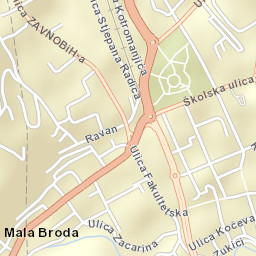 Zenica Street Map