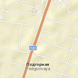 Podgornaya Street Map