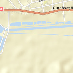 Comuna Ciocăneşti Street Map