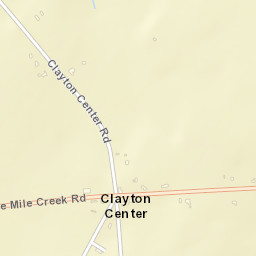 Clayton Center New York Street Map