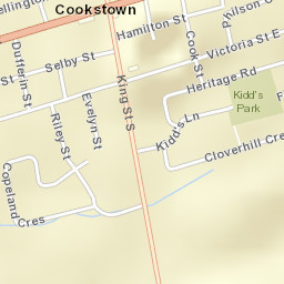 Cookstown Street Map
