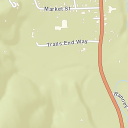 Keene Valley New York Street Map