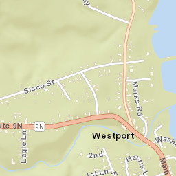 Westport New York Street Map