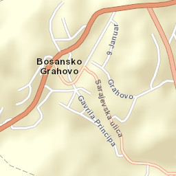 Bosansko Grahovo Street Map