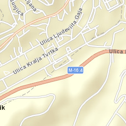 Novi Travnik Street Map