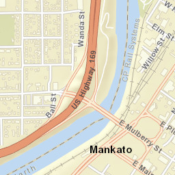 100-142 South Riverfront Drive Mankato MN Street Map