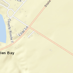 Millen Bay New York Street Map