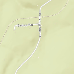 Coffins Mills New York Street Map