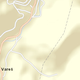 Vareš Street Map