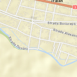Comuna Valu lui Traian Street Map