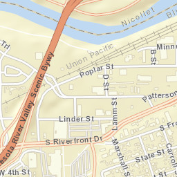 Mankato MN America Street Map