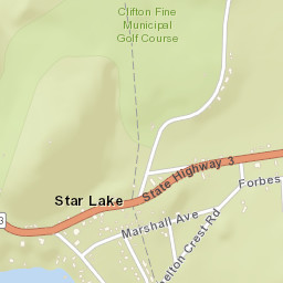 Star Lake New York Street Map
