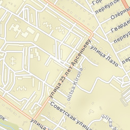 Arsen’yev Street Map